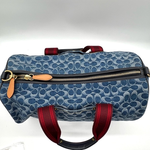 Coach Limited Edition Denim Signature Duffle Bag Archive Collection EUC with COA - Picture 5 of 16